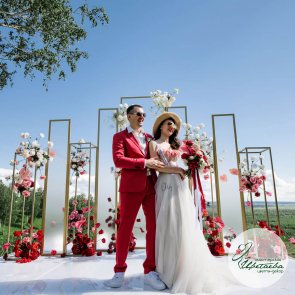 Оформление свадьбы в стиле цветочный шик