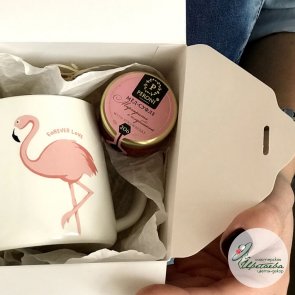 Подарочный набор с кружкой-фламинго