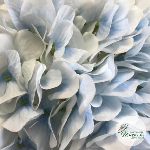 Искусственная бело-голубая гортензия, древовидная соцветие (без стебля)