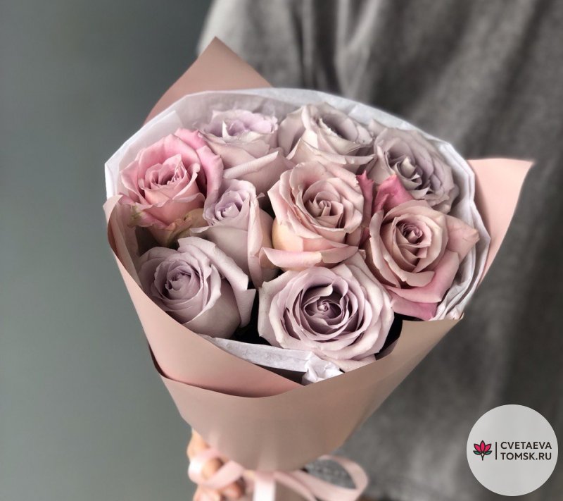 Букет из 9 классических роз «Flowers»