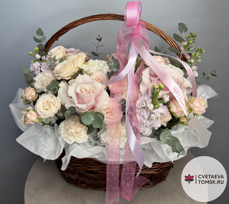 Корзина «Розовый акцент» Корзина «Розовый акцент»