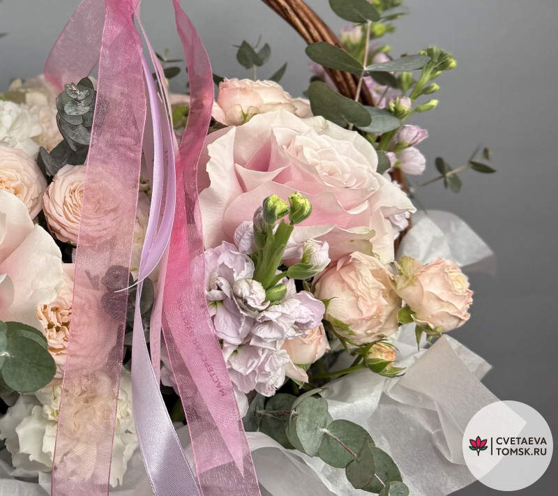 Корзина «Розовый акцент» Корзина «Розовый акцент»