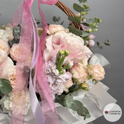 Корзина «Розовый акцент» Корзина «Розовый акцент»